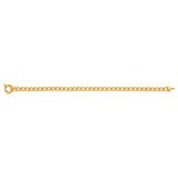 9ct Yellow Gold Copper Filled 19cm Curb Bracelet 150Gauge