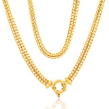 9ct Yellow Gold Copper Filled Mesh Chain