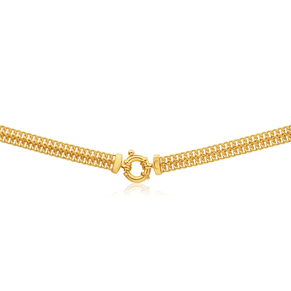9ct Yellow Gold Copper Filled Mesh Chain