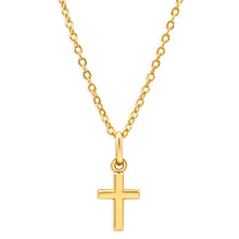 Load image into Gallery viewer, 9ct Yellow 14mm Cross Gold Pendant
