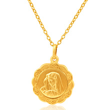 Load image into Gallery viewer, 9ct Yellow Gold 18mm Pendant