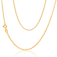 Load image into Gallery viewer, 9ct Yellow Gold Figaro 1:1 Chain 45cm in 40Gauge