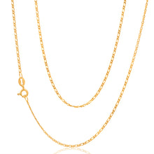 Load image into Gallery viewer, 9ct Yellow Gold SOLID Figaro 1:1 50cm Chain