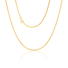 Load image into Gallery viewer, 9ct Yellow Gold SOLID 50 Gauge Curb 55cm Chain