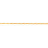 9ct Yellow Solid Gold Curb Dicut 70cm Chain 50Gauge