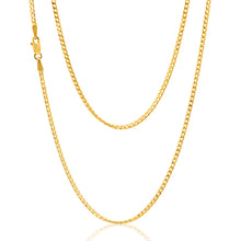 Load image into Gallery viewer, 9ct Yellow Gold 45cm 60 Gauge Curb Chain