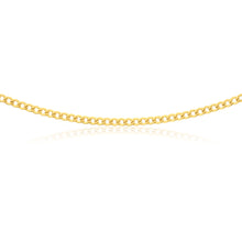 Load image into Gallery viewer, 9ct Yellow Gold 45cm 70 Gauge Curb Chain