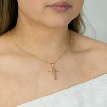 Load image into Gallery viewer, 9ct Yellow Gold  Crucifix 20.5x29 Pendant