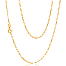 Load image into Gallery viewer, 9ct Yellow Gold Figaro 1:3 70cm Chain 40Gauge