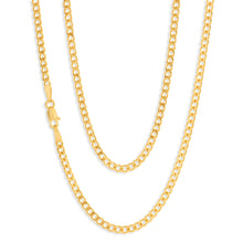 Load image into Gallery viewer, 9ct Yellow Gold 40cm 70 Gauge Curb Chain