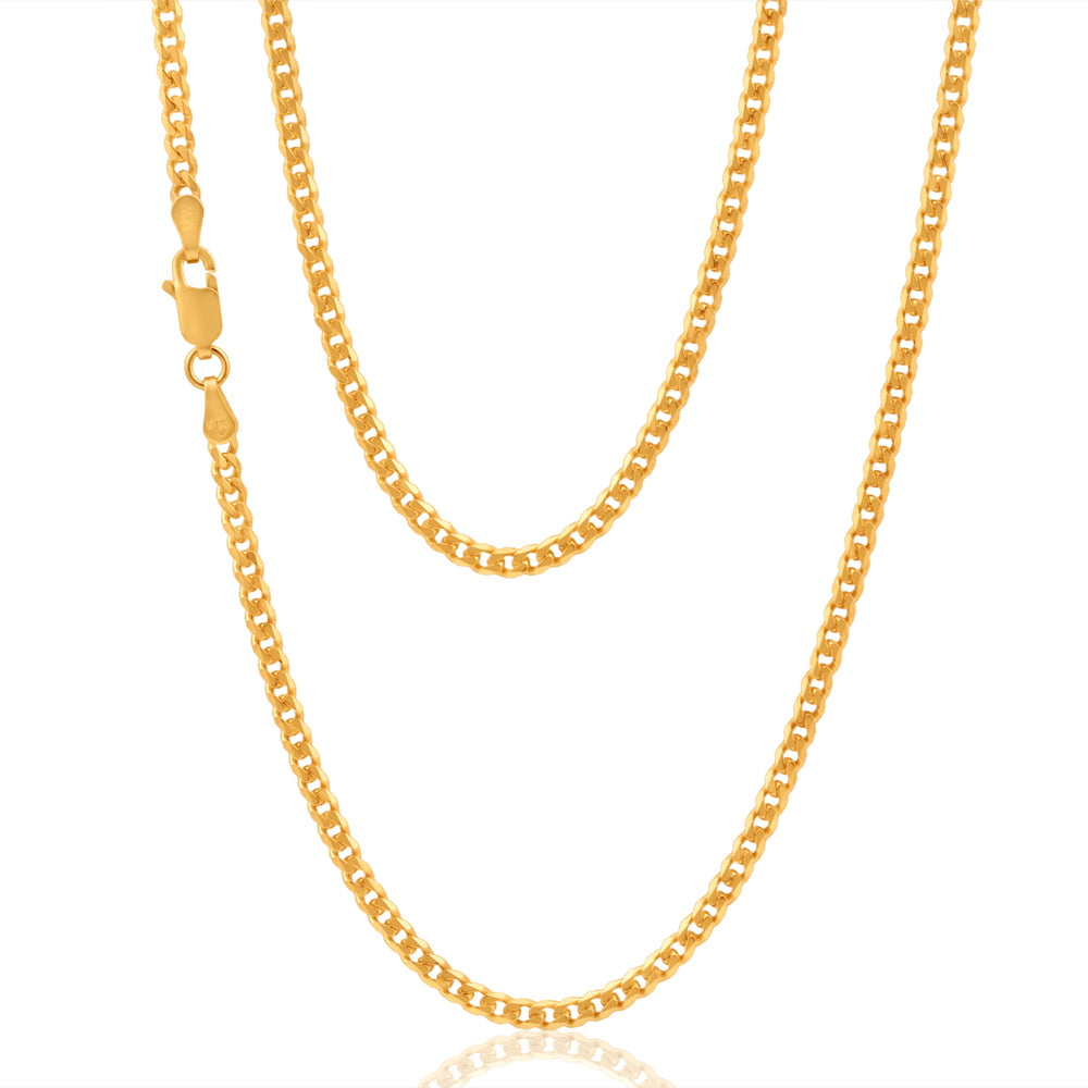 9ct Yellow Gold Curb "Colt" Chain