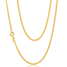 Load image into Gallery viewer, 9ct Yellow Gold 65cm 40 Gauge Curb Chain