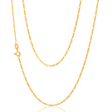 Load image into Gallery viewer, 9ct Yellow Gold Fashionable Figaro Chain