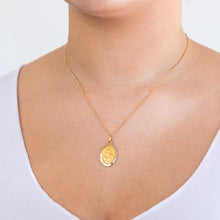 Load image into Gallery viewer, 9ct Yellow Gold Oval St Christopher Pendant