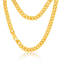 Load image into Gallery viewer, 9ct Magnificent Yellow Gold Copper Filled Curb Chain