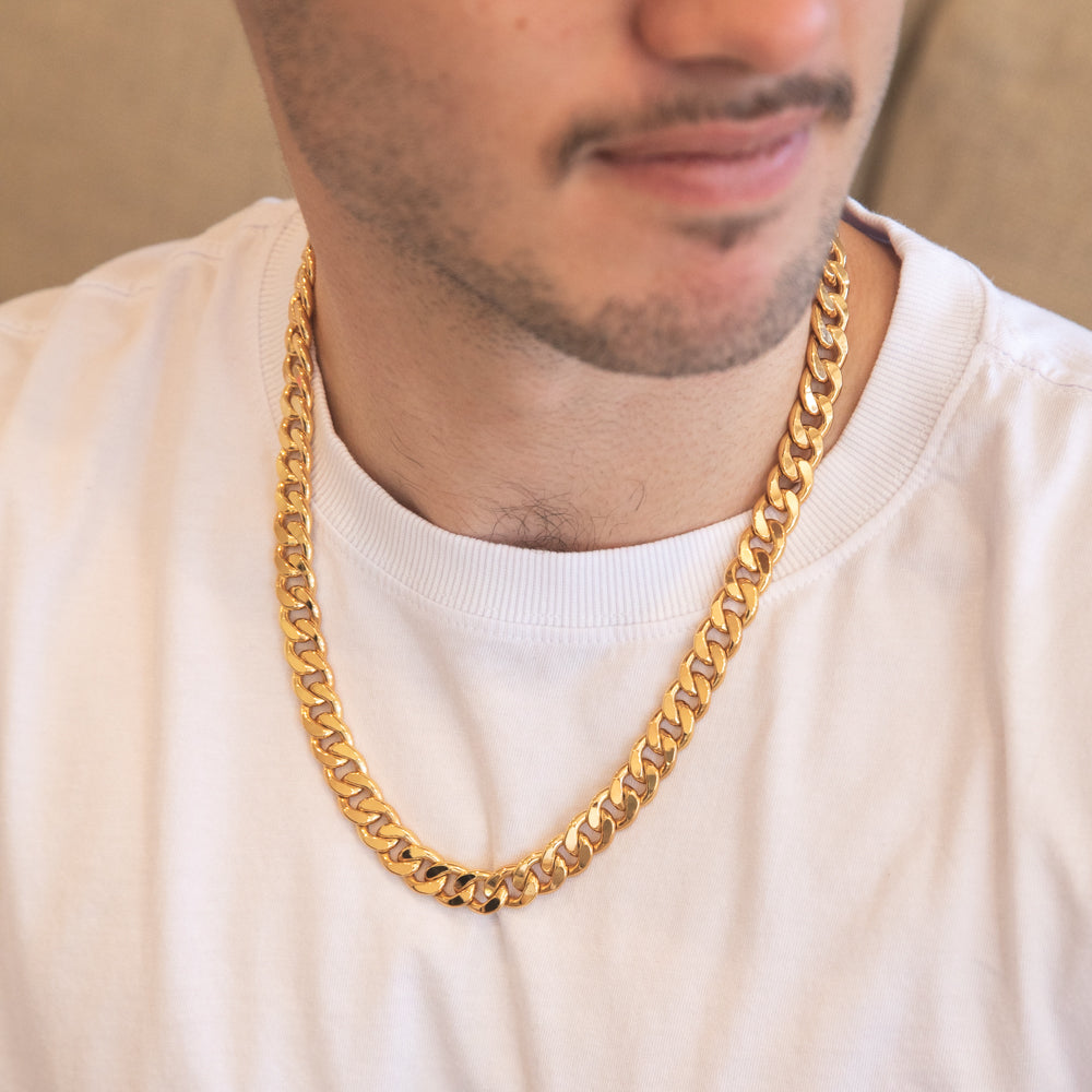 9ct Magnificent Yellow Gold Copper Filled Curb Chain Grahams Jewellers