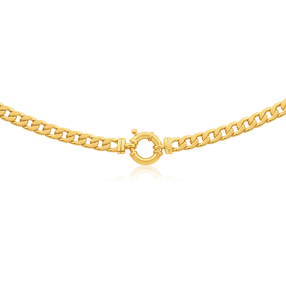 9ct Delightful Yellow Gold Copper Filled Curb Chain