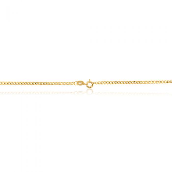 9ct Yellow Gold Curb 50cm 60 Gauge Chain