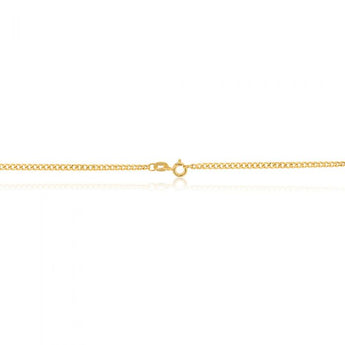 9ct Yellow Gold Curb 50cm 60 Gauge Chain