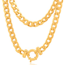 Load image into Gallery viewer, 9ct Exquisite Yellow Gold Copper Filled Curb Chain
