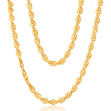 Load image into Gallery viewer, 9ct Yellow Gold Copper Filled Singapore Chain