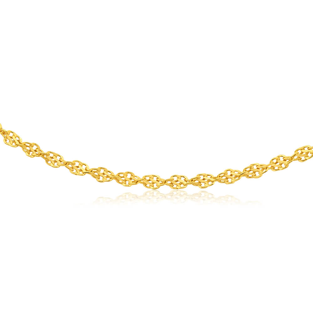 9ct Yellow Gold Copper Filled Singapore Chain