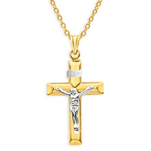 Load image into Gallery viewer, 9ct Yellow Gold &amp; White Gold Stylish Pendant