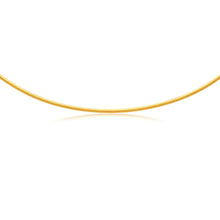 Load image into Gallery viewer, 9ct White And Yellow Gold Silver Filled Reversible Omega Chain 43cm
