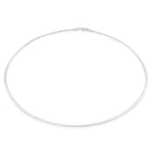 Load image into Gallery viewer, 9ct Yellow Gold &amp; White Gold Silver Filled Omega Reversible Chain