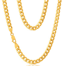 Load image into Gallery viewer, 9ct Superb Yellow Gold Copper Filled Curb Chain