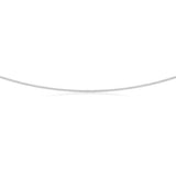 9ct Gorgeous White Gold Silver Filled Curb Chain
