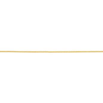 9ct Yellow Gold Silver Filled Extend 55cm Curb Chain 40 Gauge