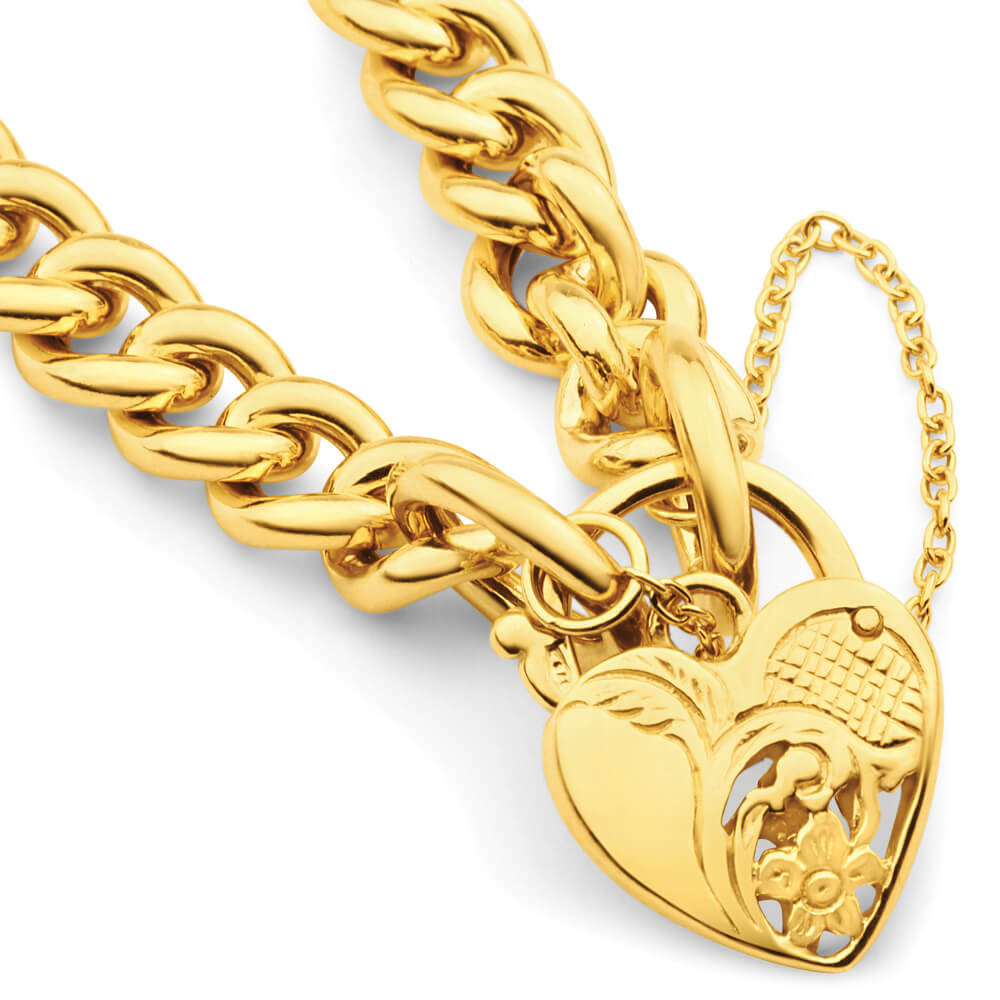 Curb Chain Prouds Gold Chains Heart Necklace Prouds Gold Chains