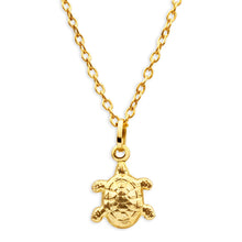 Load image into Gallery viewer, 9ct Yellow Gold Turtle Pendant
