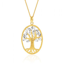Load image into Gallery viewer, 9ct Yellow Gold Tree Of Life Pendant