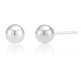 9ct White Gold 5mm Ball Studs
