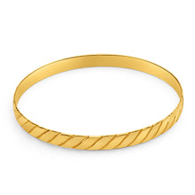 Load image into Gallery viewer, 9ct Yellow Gold Divine Bangle