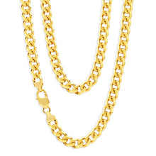 Load image into Gallery viewer, 9ct Yellow Gold 60cm 200 Gauge Curb Chain