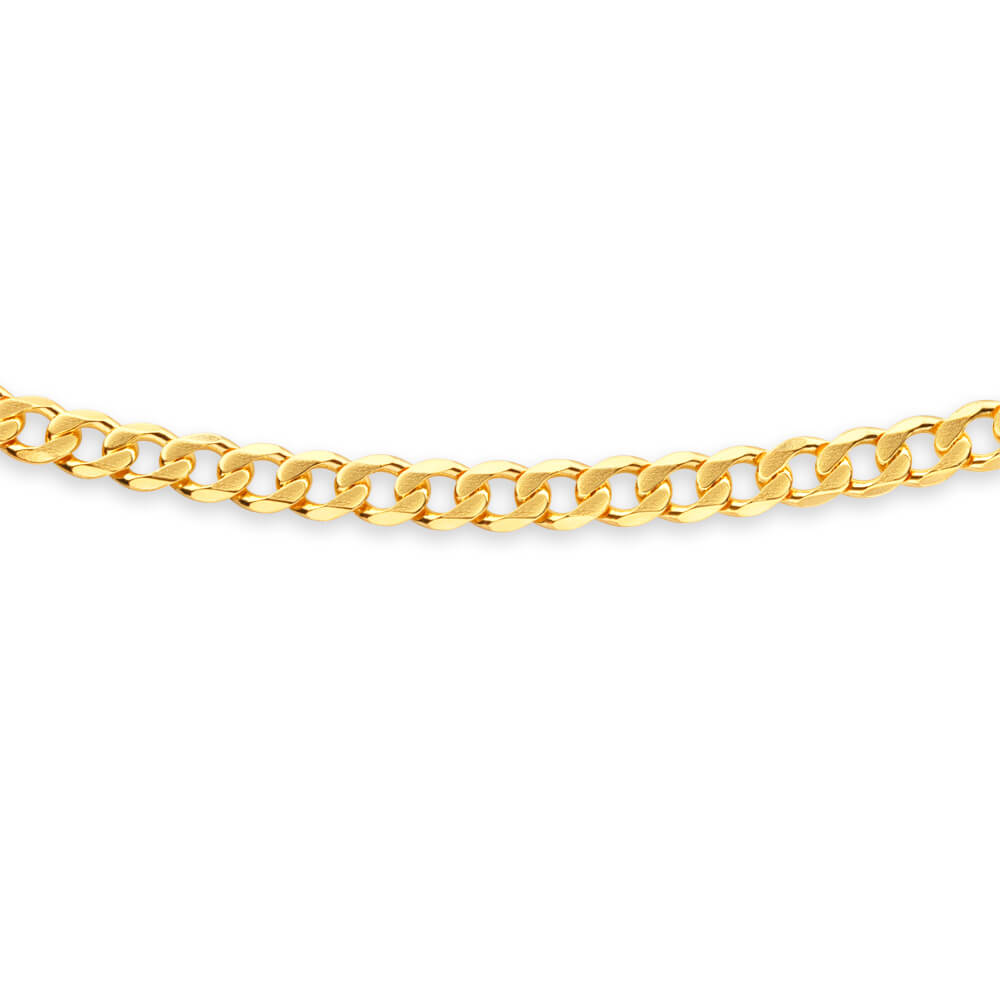 9ct Yellow Gold 60cm 200 Gauge Curb Chain