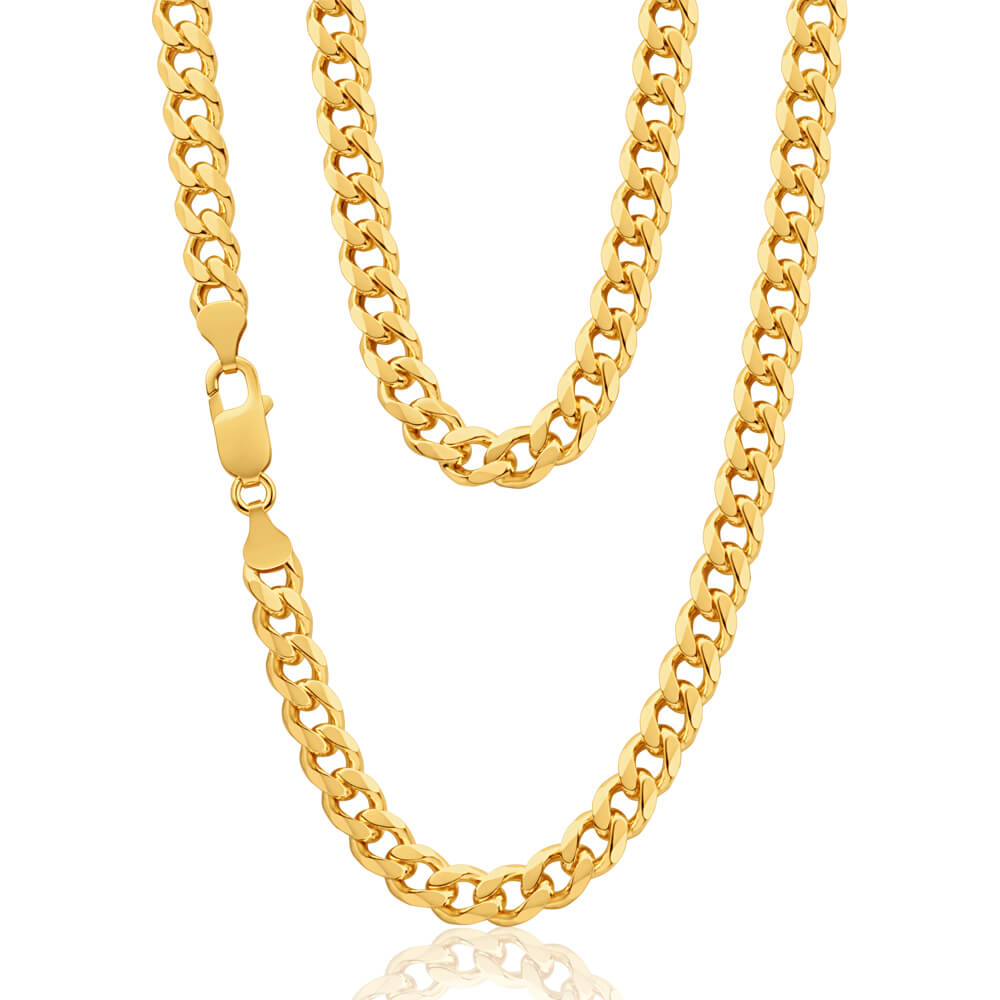 9ct Yellow Gold "Theo" Curb Chain