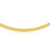 9ct Yellow Solid Gold "Theo" Curb Chain