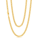 9ct Elegant Yellow Solid Gold Anchor 60cm Chain