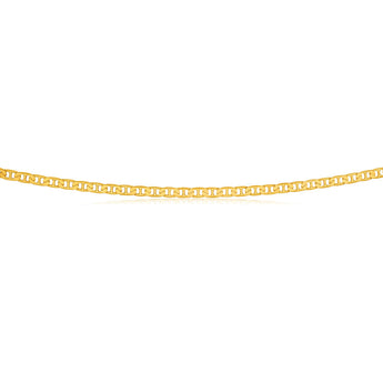 9ct Yellow Solid Gold 80 Gauge 60cm Anchor Chain