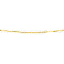 Load image into Gallery viewer, 9ct Yellow Gold 50cm 40 Gauge Curb Chain