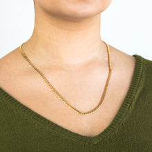 Load image into Gallery viewer, 9ct Yellow Solid Gold 55cm 120 Gauge Curb Chain