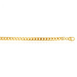 9ct Yellow Gold Curb 23cm Bracelet