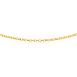 9ct Elegant Yellow Solid Gold Belcher Chain