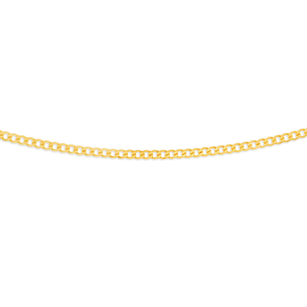 9ct Yellow Gold 60cm 120 Gauge Curb Chain