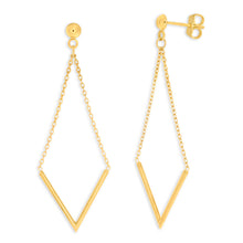 Load image into Gallery viewer, 9ct Yellow Gold Opulent Drop Earrings
