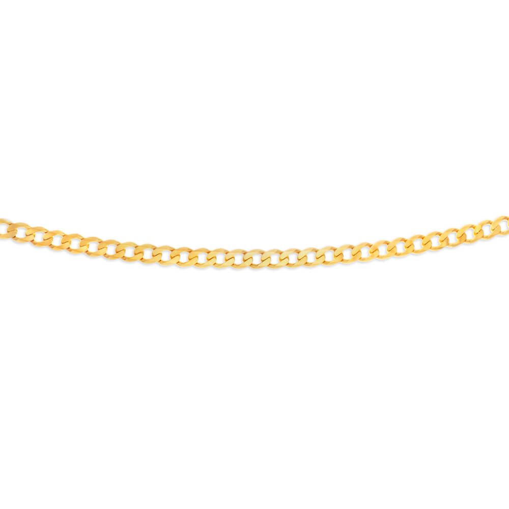 9ct Yellow Solid Gold "Noah" Curb Chain